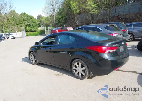 2013 Hyundai Elantra Limited z USA, uszkodzony, nr VIN 5NPDH4AE4DH426309